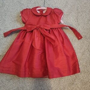 Little English Vibrant Red Dress